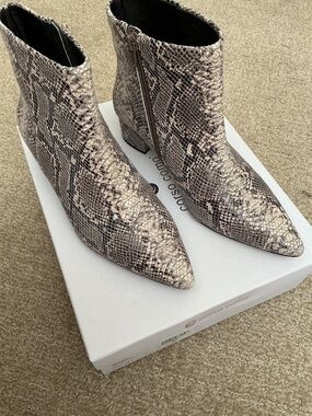 Corso Como Snake Skin Short Bootie